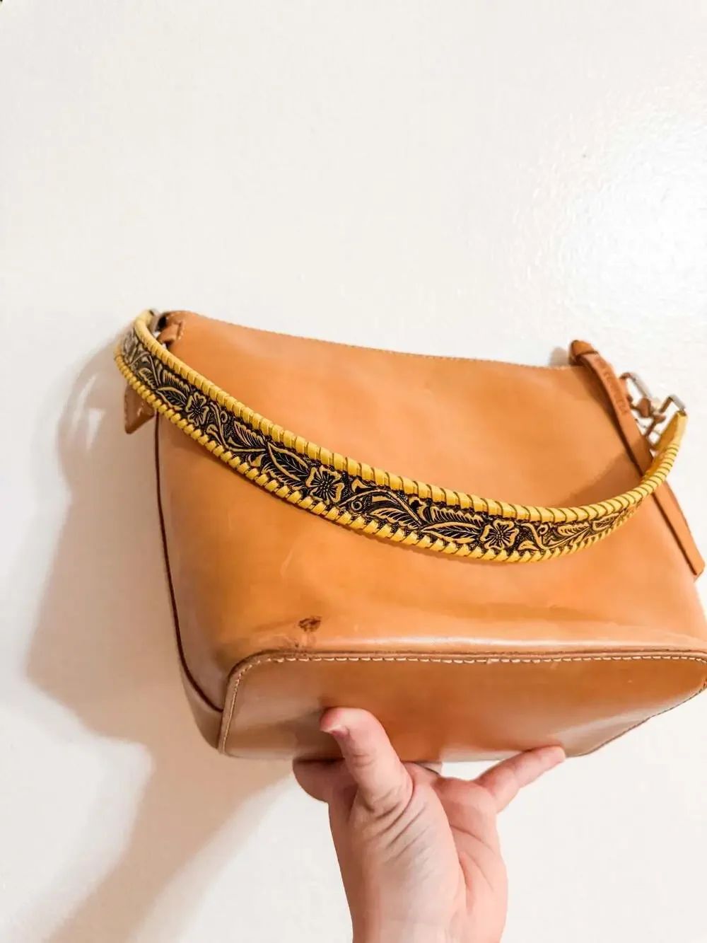 Set of Consuela Leather Diego Hobo Bag and 3 Interchangeable Straps